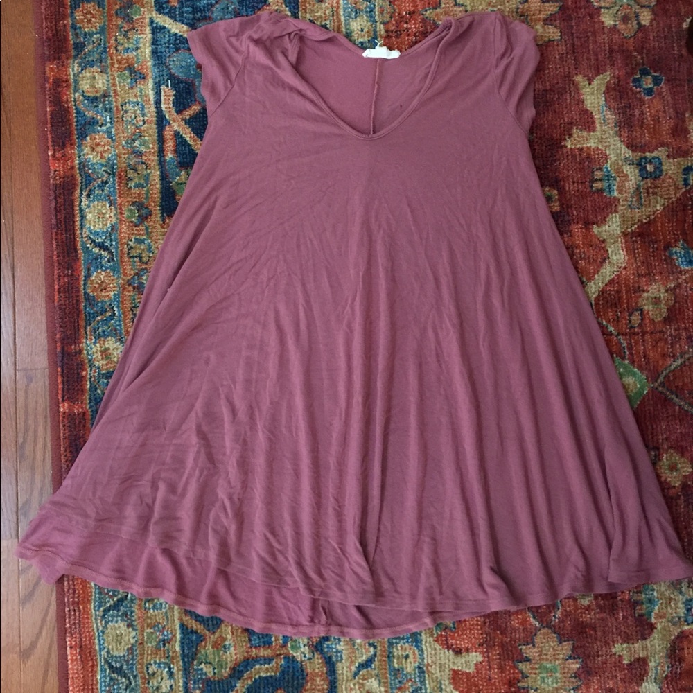 Blush Pink Mini T-Shirt Dress